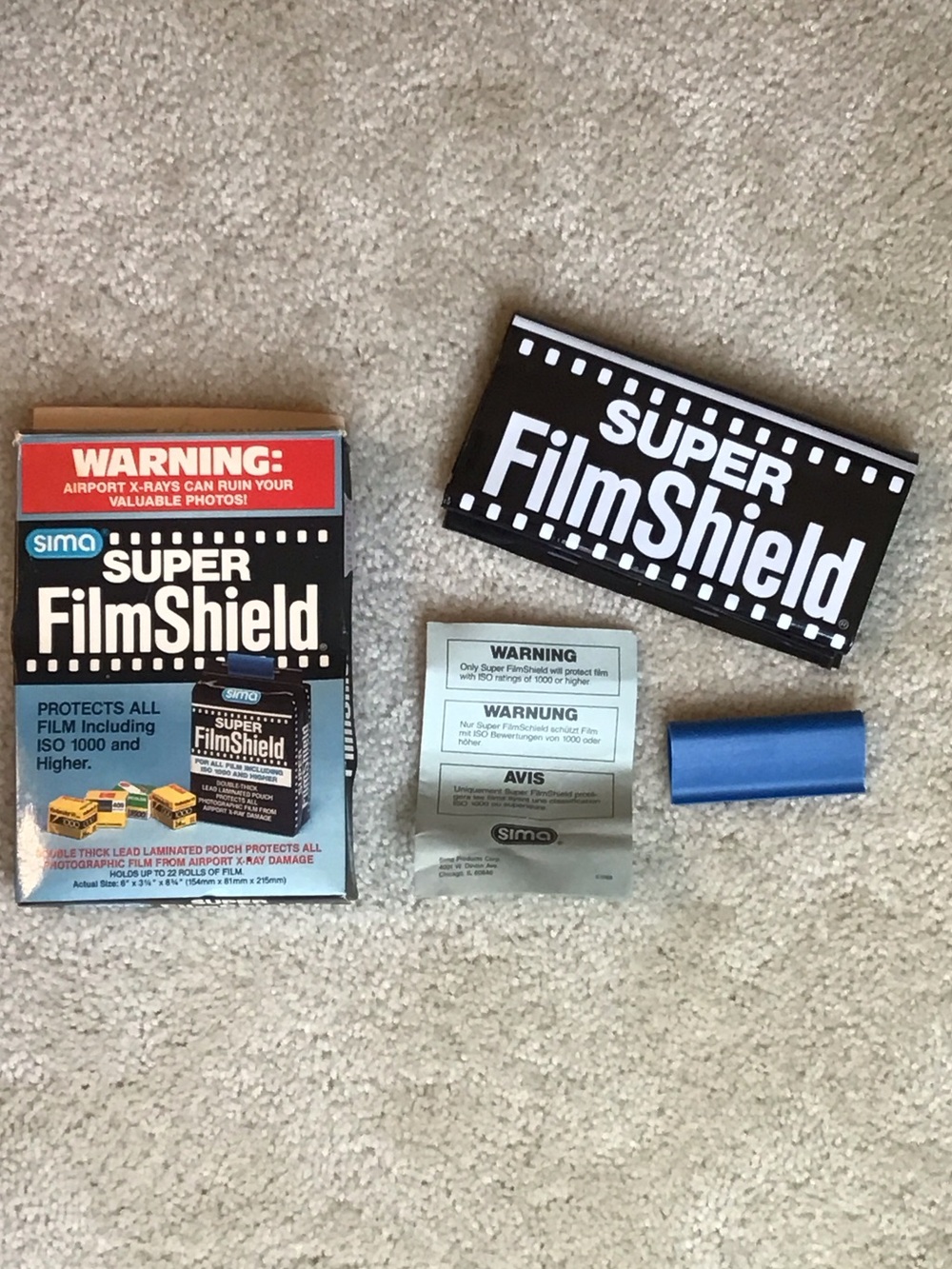 Sima Super Filmshield, Complete in Box
